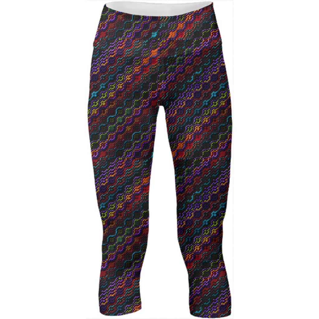 Dark Multicolored Mosaic Design Pattern