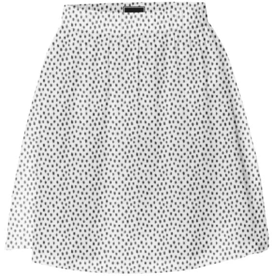 Everyday Skirt Irregular Dots