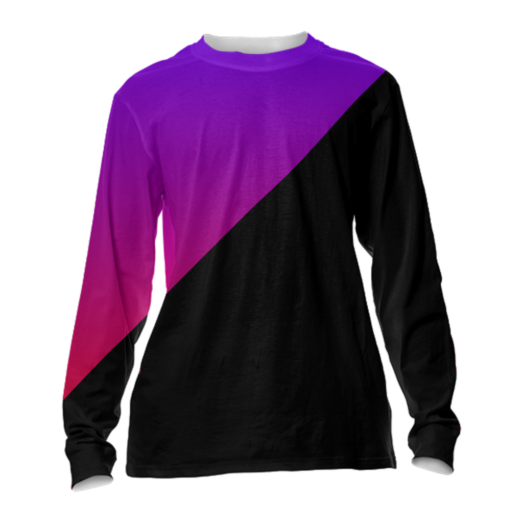 black and purple shirt