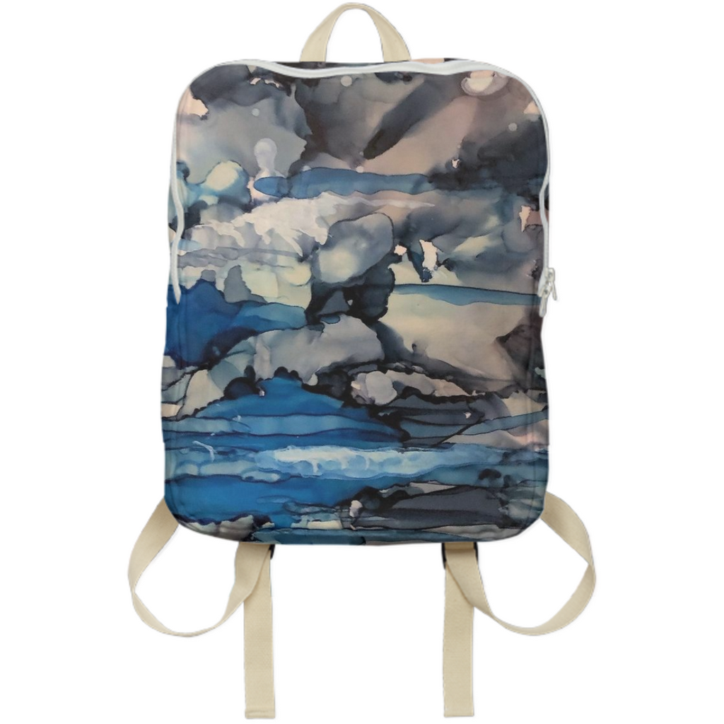 Blue Camo Backpack