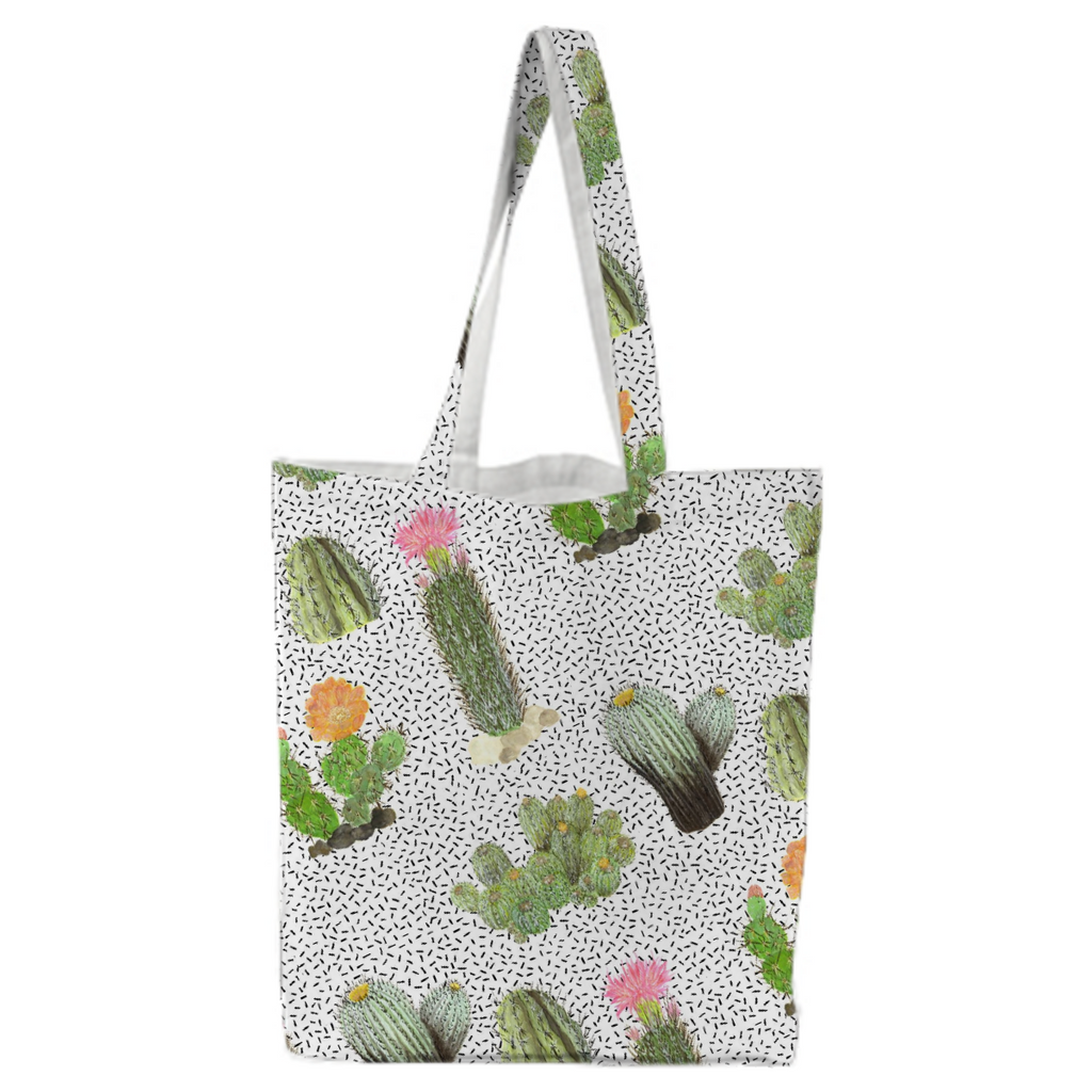 Cactus With Sprinkles Tote Bag StitchPrism