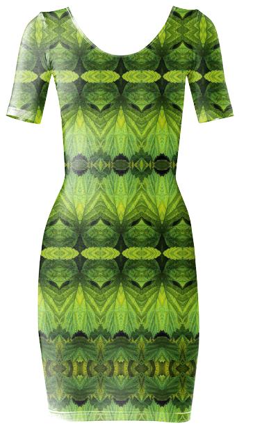 Evergreen Bodycon Dress