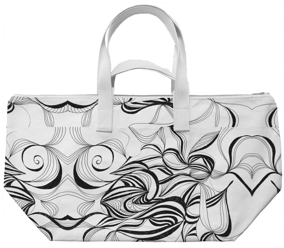 weekend bag Drawing 2h