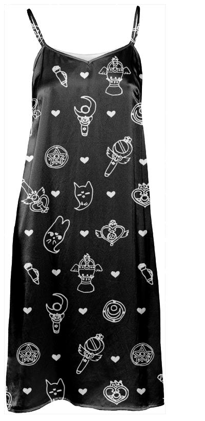 moon pride slip dress