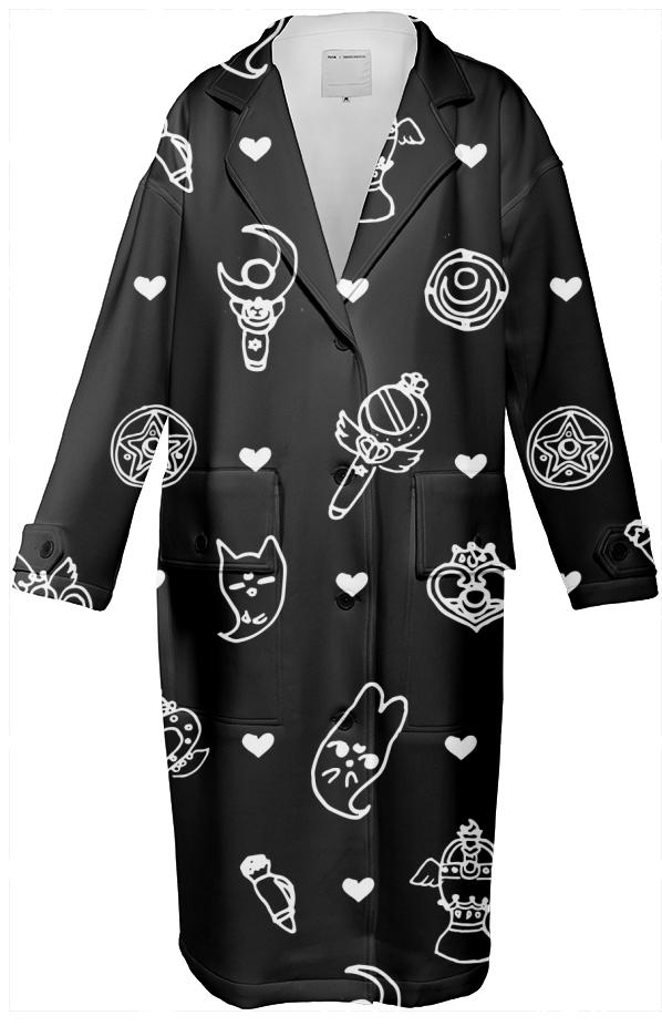 moon pride neoprene trench