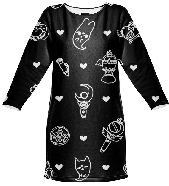 moon pride sweatshirt dress