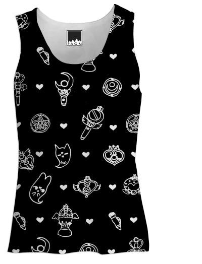 moon pride tank top women