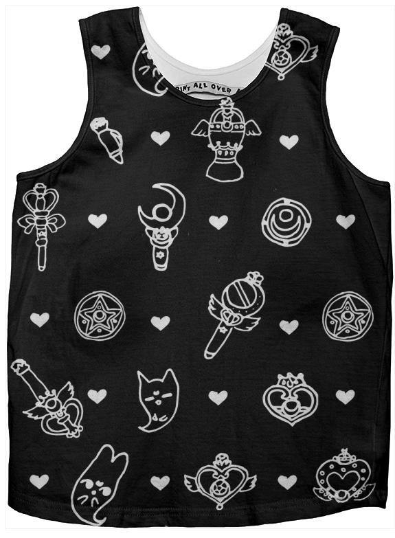 moon pride kids tank top