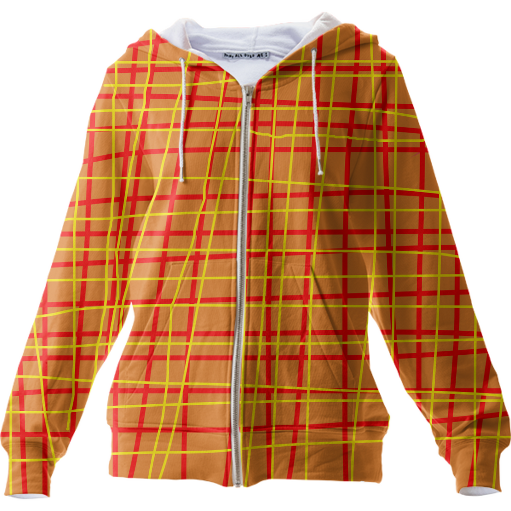 red orange yellow jacket