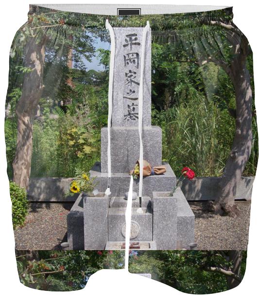 Grave of Yukio Mishima Swim Shorts