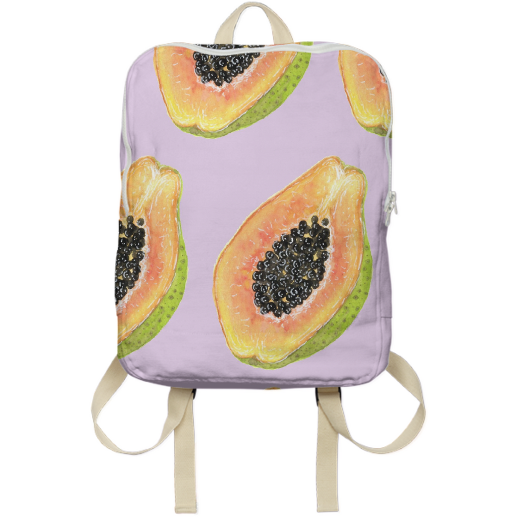Papaya Lavender Backpack StitchPrism