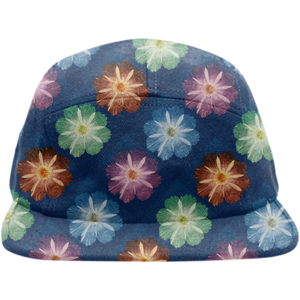 Multi-colored Flower Hat