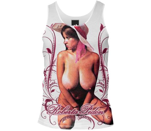 roberta pedon pink white top