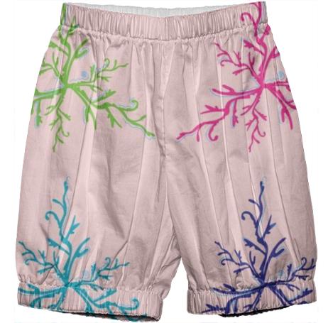 Baby bloomers PINK handdrawn Corals