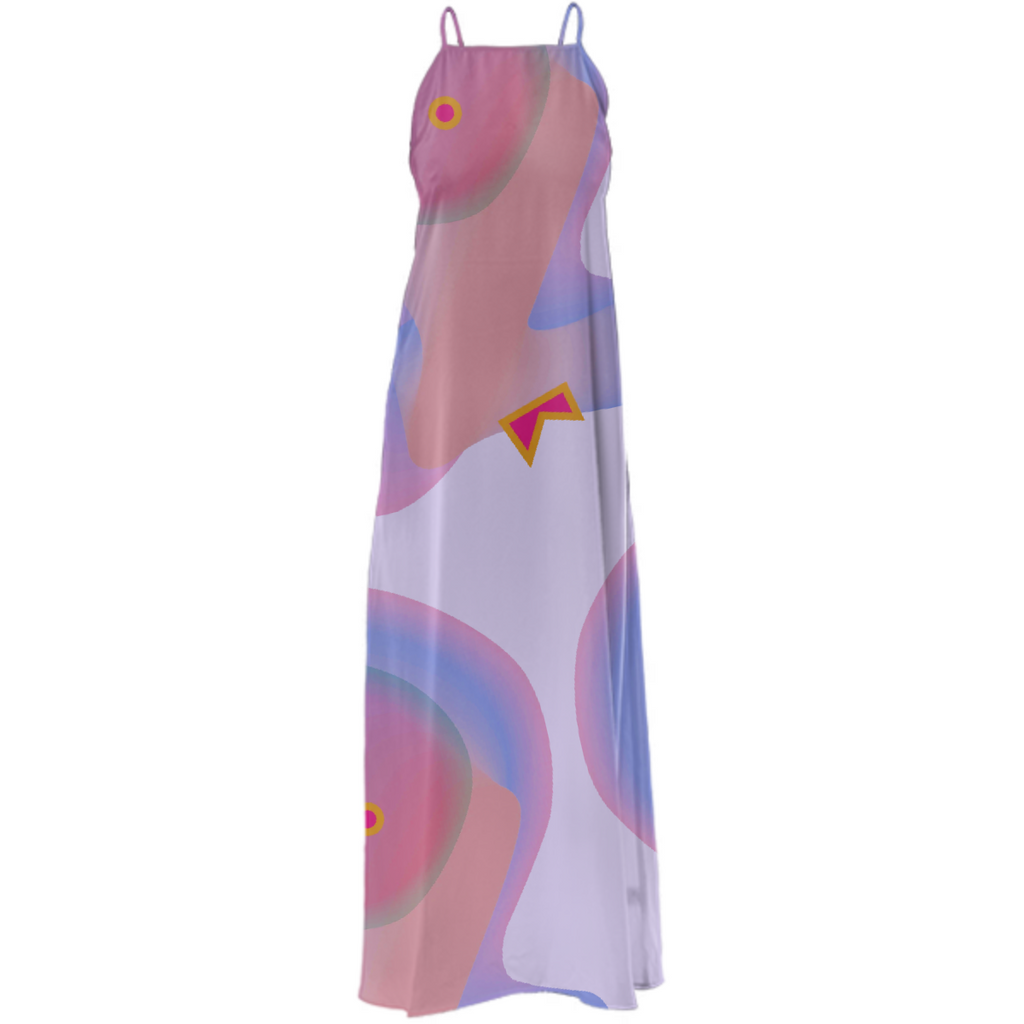 “ New Yeah! ”  Poly Twill Maxi Dress