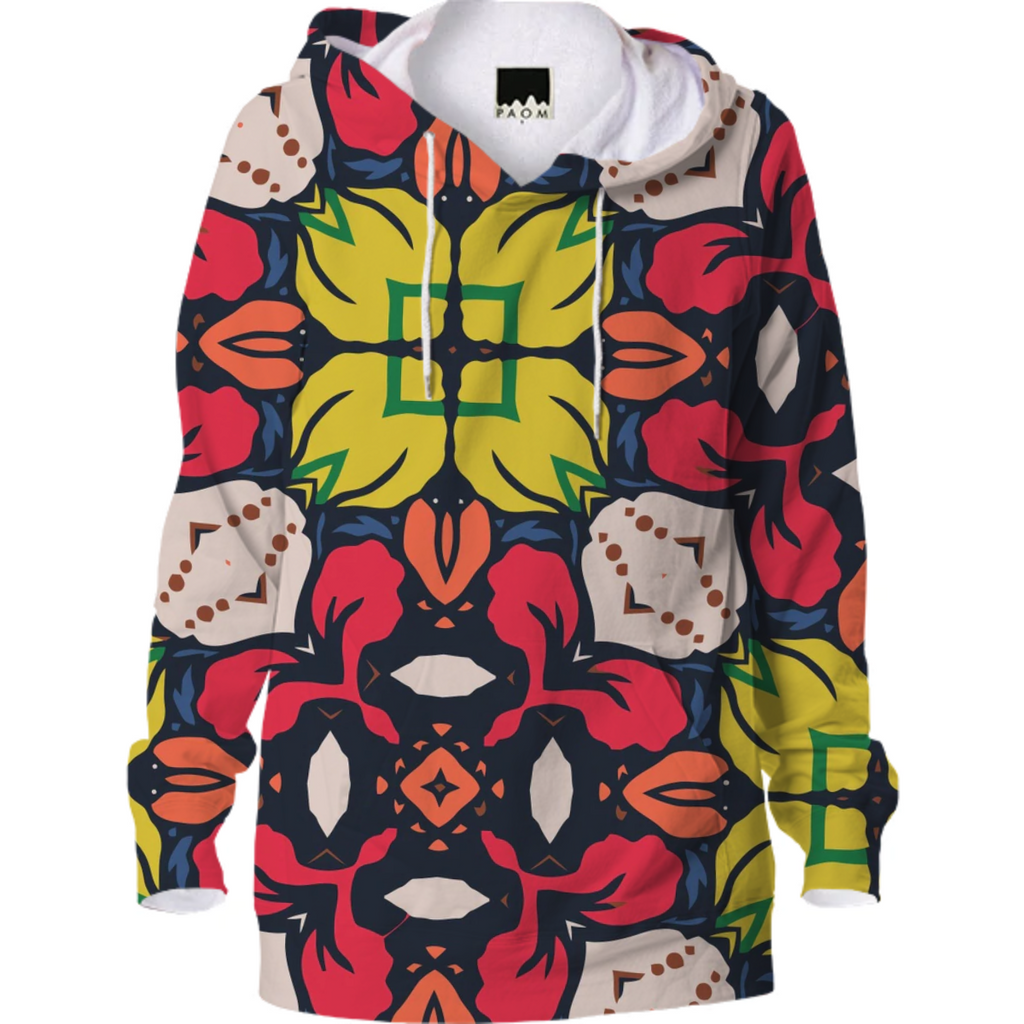 Oversized Geo Pop Hoodie