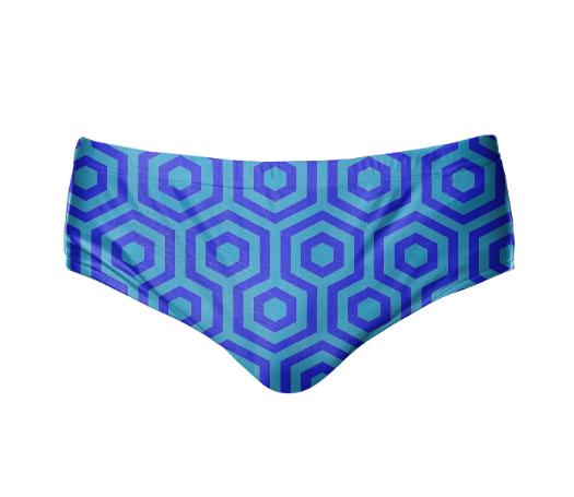 HEXAGONAL Bleu Swim Briefs