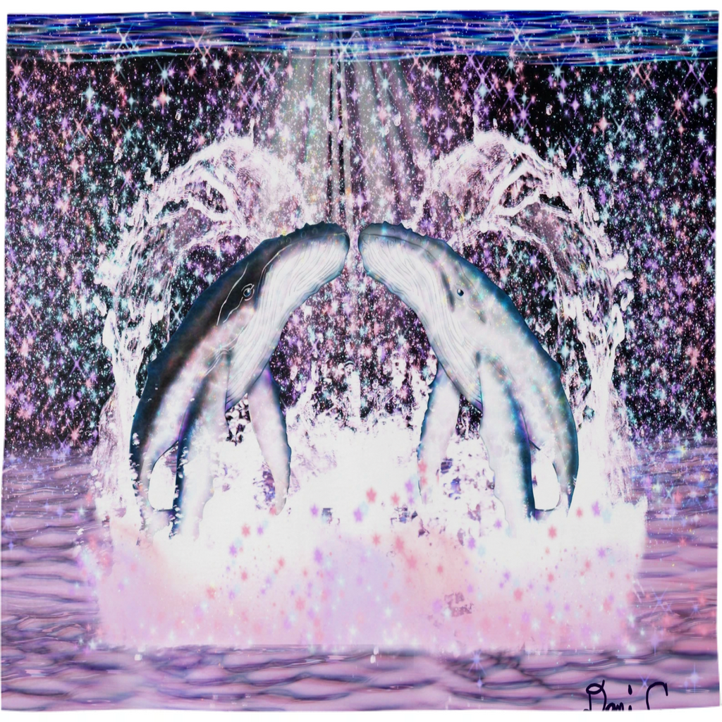 Yin and Yang Humpback Whales