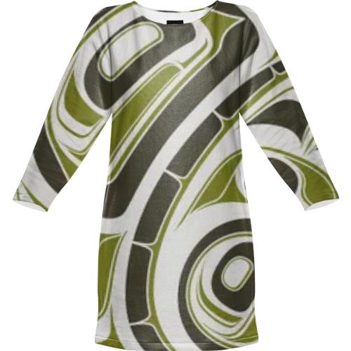 green tootah sweater dress