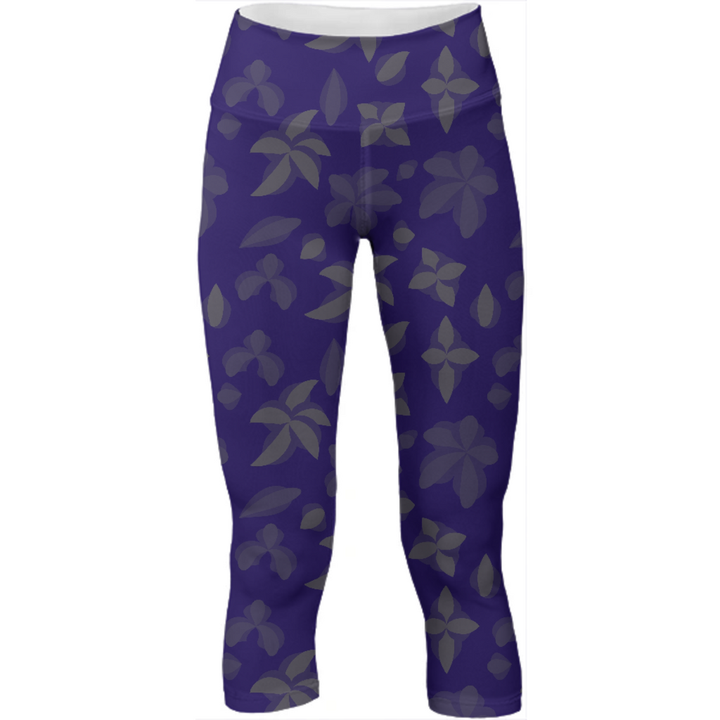 Floral pattern with flowers and leaves
