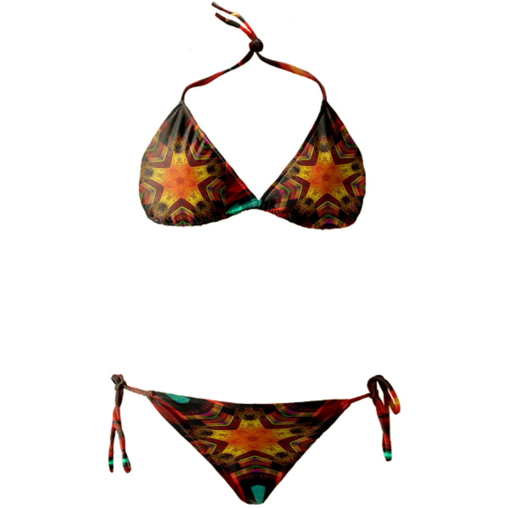 Flower burst bikini