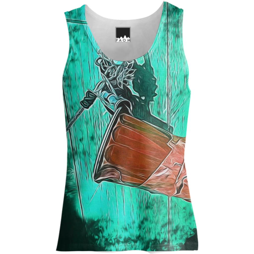 Handmade Record Player Tank Top