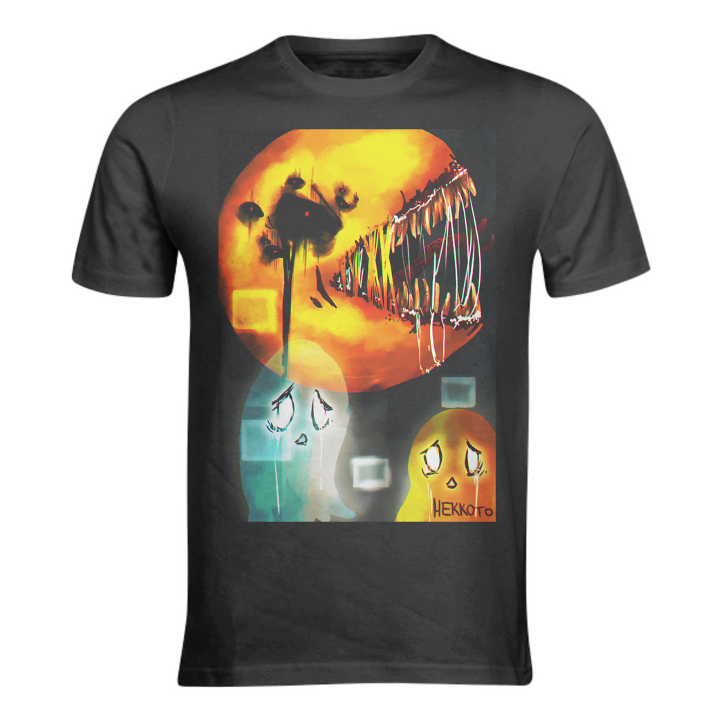 Creepy spooky monster pacman video games horror edgy shirt