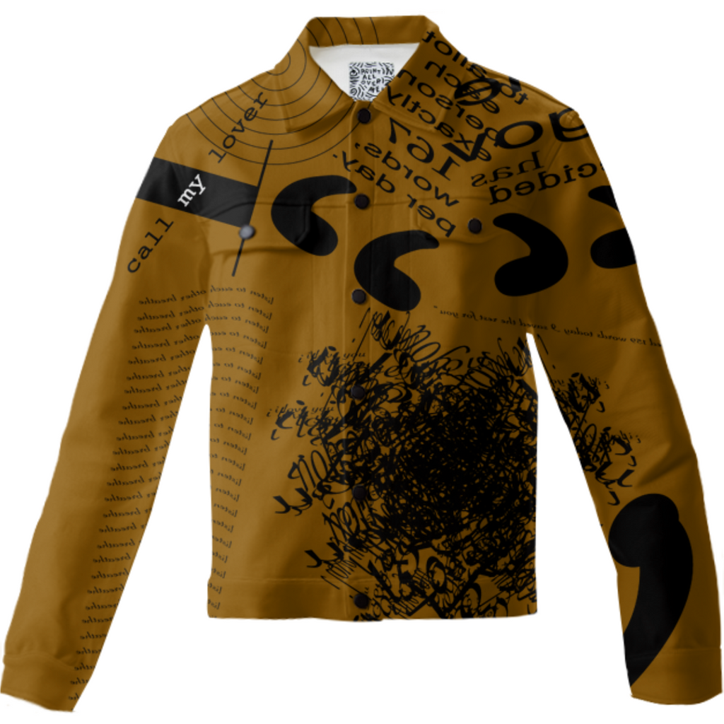 love letter twill jacket