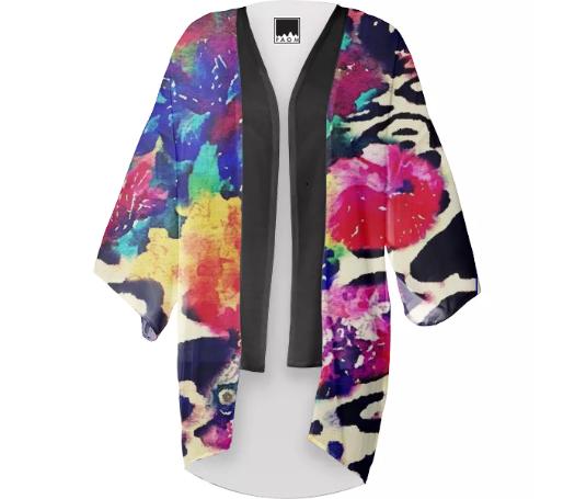 TRACY PORTER SADIE CHIFFON KIMONO