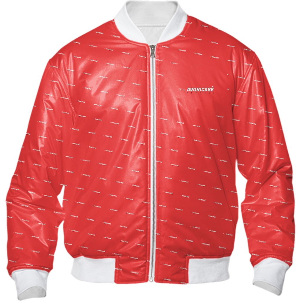 RED AVONICASE COSTUME BOMBER JACKET