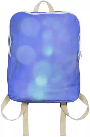 Blue Bokeh backpack