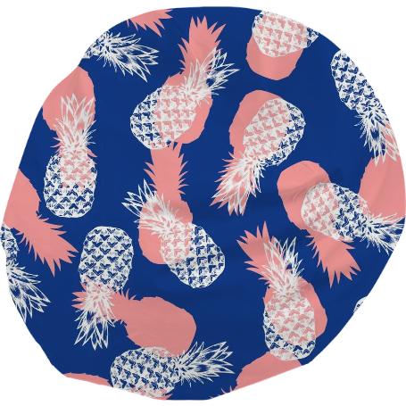 Blue Pattern Pineapple