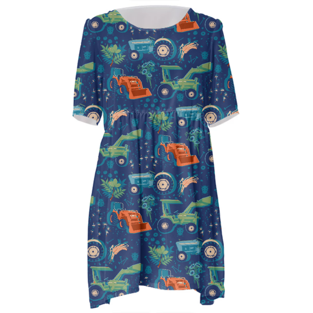 Tractor Hawaiian Dress