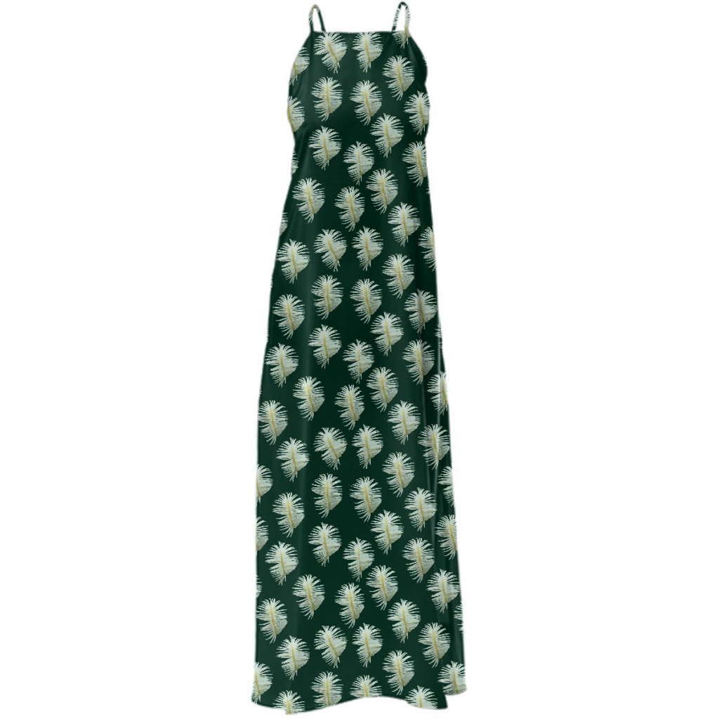 Cactus Pattern maxi dress