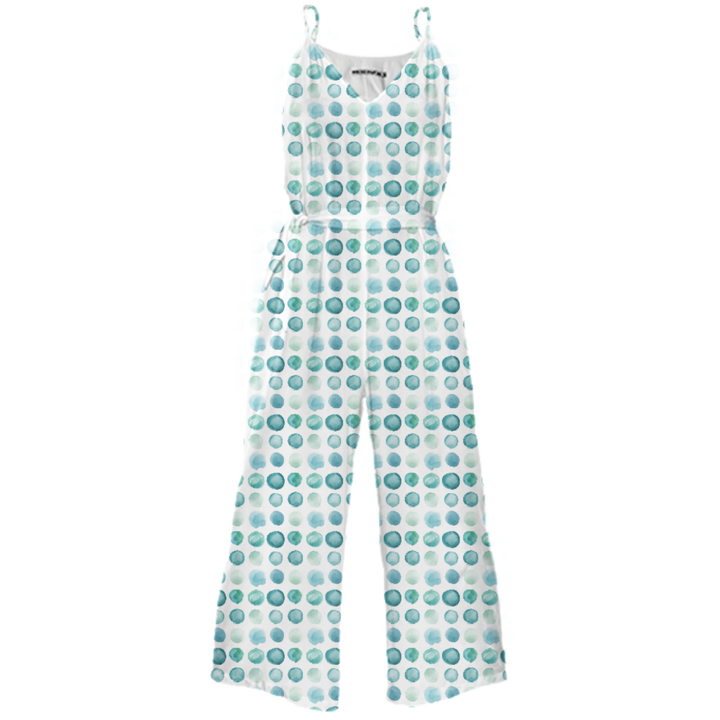 Aqua Sea Glass Juul Jumpsuit