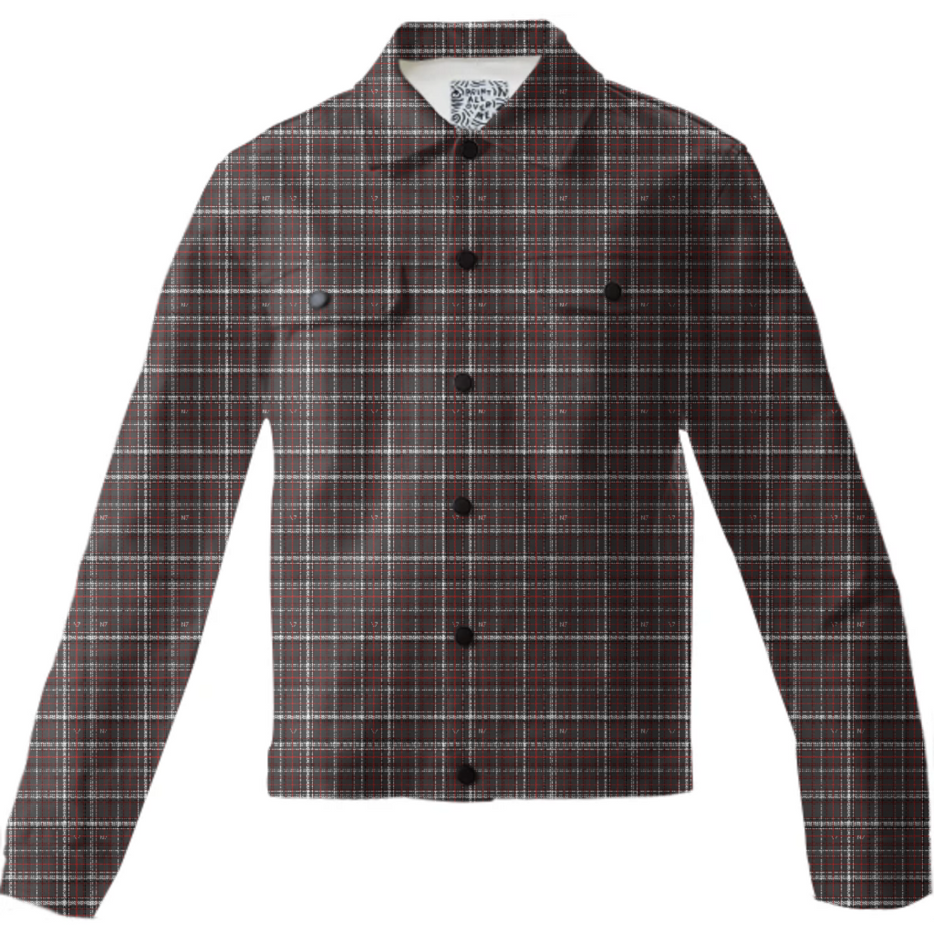 N7 Plaid Chanel Inspired Twill Jacket