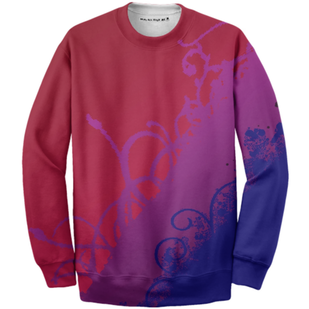 dark blue red