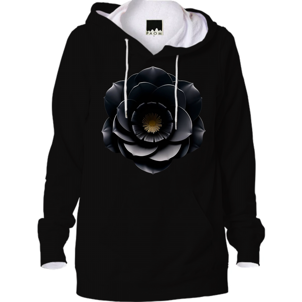 Black flower on black