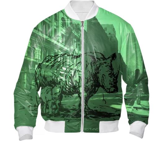 GREEN RHINO BOMBER