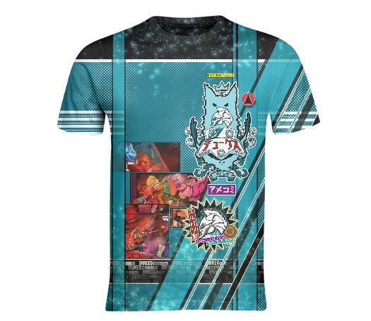 DUKEScomics AWOL Japanese Tee Blue