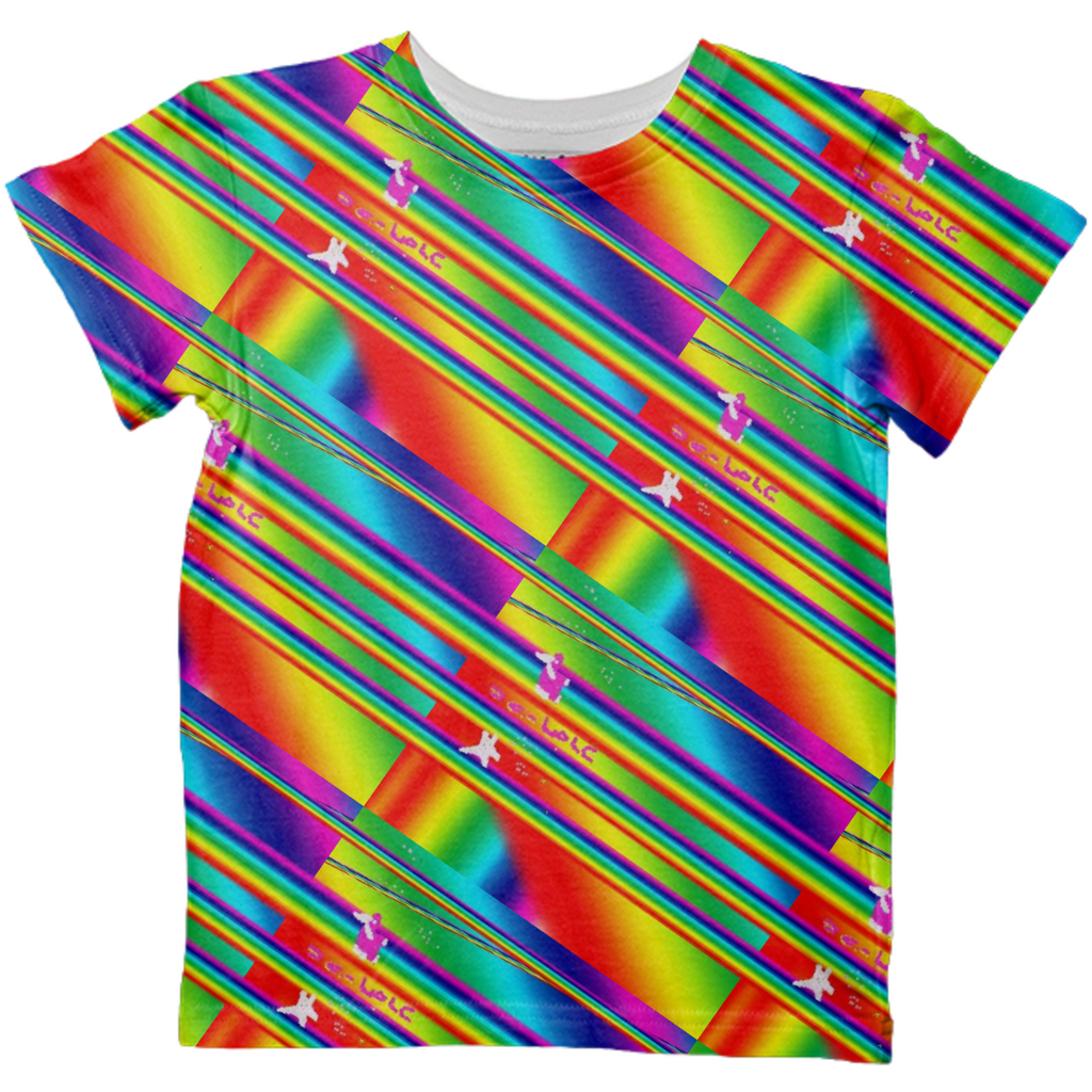 Rainbow Unicorn Kid's T-Shirt by Issy Dear
