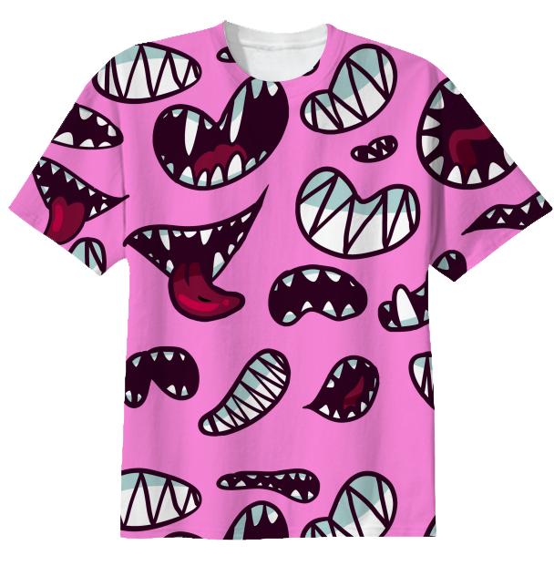 teeths but pink shirt