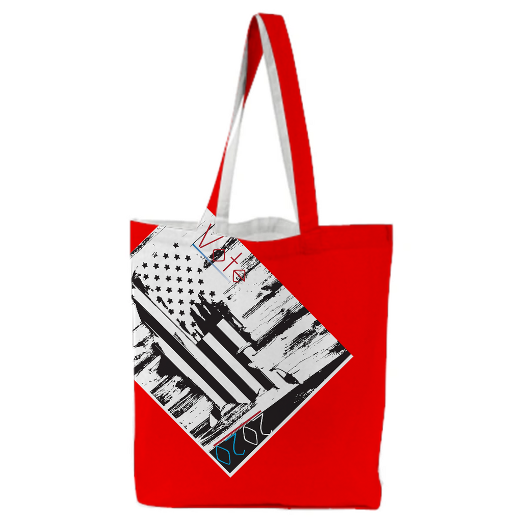 red tote bag