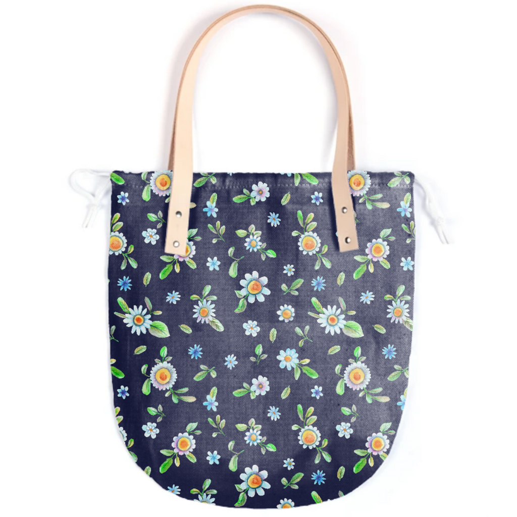 Floral navy daisies