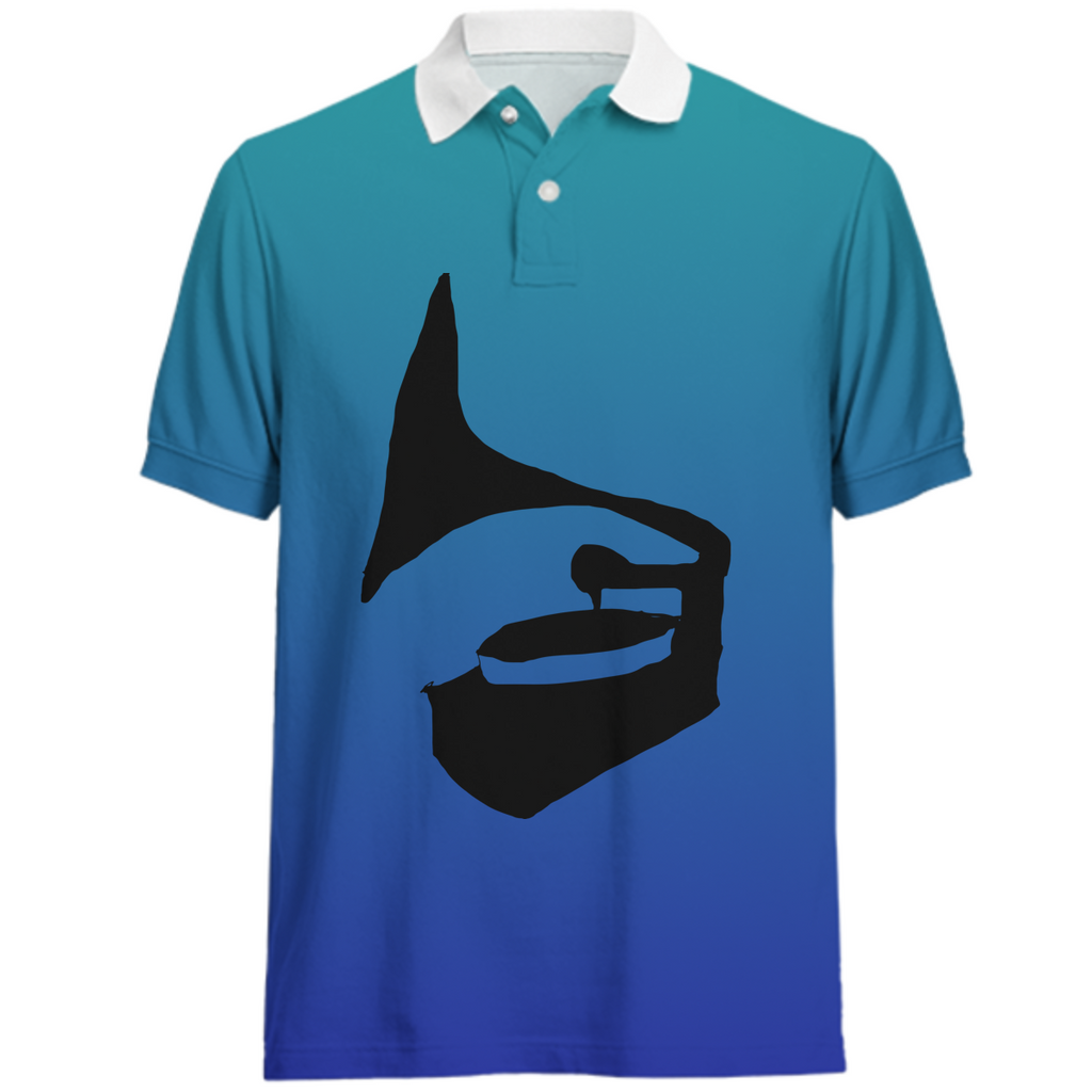 Blue Music Polo Shirt