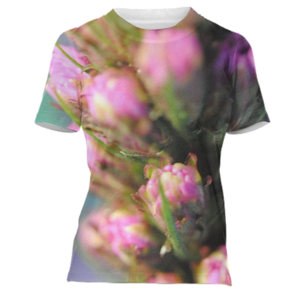 Purple Liatris Babydoll T-Shirt