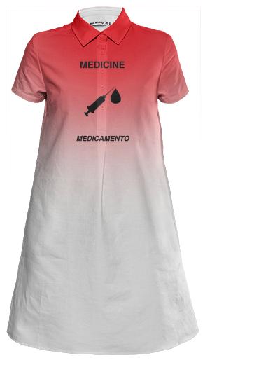 Medicamento Shirt Dress