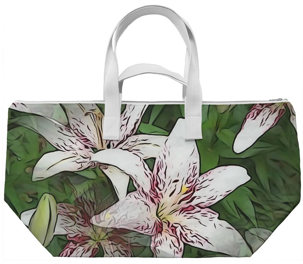 White Lily Weekend Bag