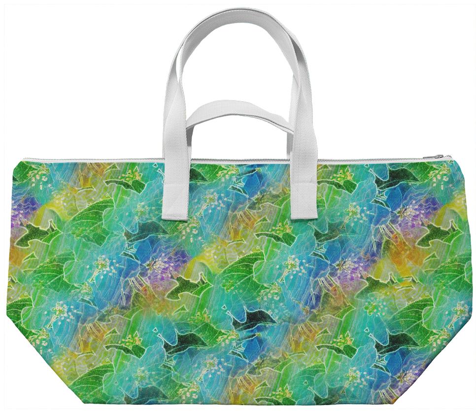 Colorful Glow Floral Print Bag