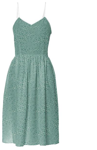 Dusky Green Summer Dress